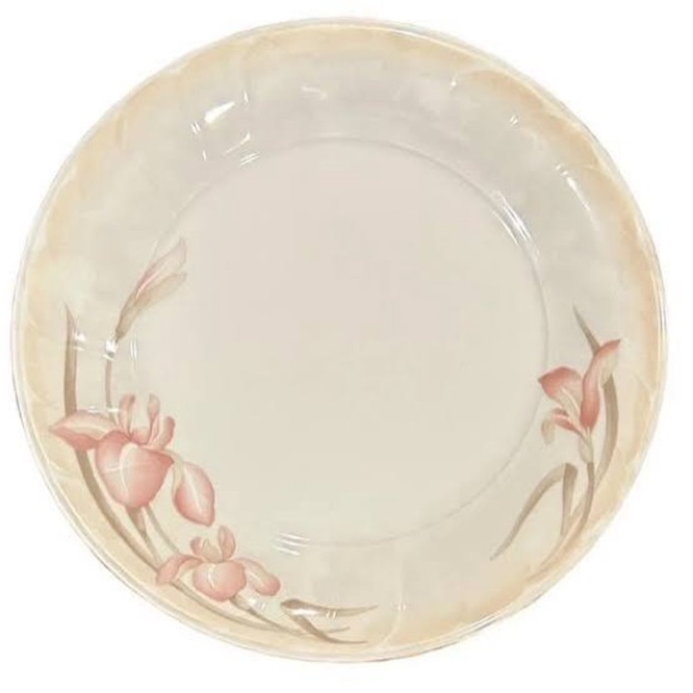 Vintage Noritake Ireland 3360 Sonata Cream and Pink Dessert Plate
